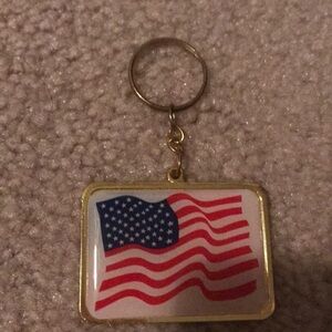 🎁american flag/VFW Home for Children keychain
